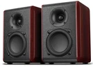 Saiyin Passive Bookshelf Speakers With 3.5 Inch Woofer,home Desktop Burgundy. Fixed Price $83.39.