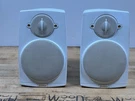 Boston Acoustics MICRO90X Satellite Bookshelf Speakers - White Made In Usa. Fixed Price $59.00.