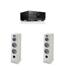 Focal Vestia NO4 Light Wood Floorstanding Speakers (2X) & Av Receiver Bundle .... Fixed Price $3909.99.