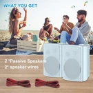 Herdio 2X 400W 6.5 Inches Outdoor Passive Speakers Waterproof Wired. Fixed Price $147.56.