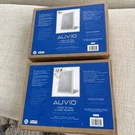 Pair Auvio 100W 2-WAY In-wall Ceiling Speakers White Unused Mint New #4000013. Fixed Price $69.00.