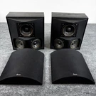 Atlantic Technology Surround Sound Speakers Pair Mod 254SR Black. Fixed Price $89.87.