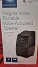New Insignia Voice Smart Portable Bluetooth Speaker Google Assistant NS-CSPGASP2. Fixed Price $89.38.