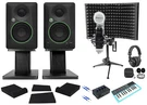 Mackie CR3.5BT Studio Monitors Recording Kit+interface+controller+mic+headphones. Fixed Price $446.75.