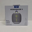 Ultimate Ears Wonderboom 4 Outdoor Bluetooth Speaker Waterproof Gray Big Bass. Fixed Price $39.77.