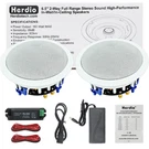 Herdio 6.5" 2-WAY Bluetooth Flush Mount Wall/ceiling Speakers (total 320W). Fixed Price $104.70.