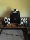 Logitech Z-5300 Thx 5.1 Surround Sound Set Computer Speakers Aux Gaming 3.5MM. Fixed Price $190.00.