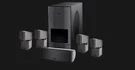 Valencia Home Theater Complete 6 Piece Smart Surround Sound New In Box. Fixed Price $600.00.