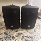 Dual Dynamic Indoor Outdoor Way Loud Speakers Black LU43PB 6 Ohm 80 Watt (2). Fixed Price $35.00.