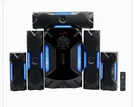 Rockville HTS56 5.1 Channel Home Theater Speaker System Led Remote Black Blue. Fixed Price $130.00.