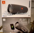 Jbl Charge 4 Portable Wireless Speaker - Gray. Fixed Price $125.00.