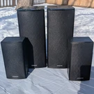 Onkyo Surround And Front Speakers (2) SKF570 & SKB-570 (4) Total. Fixed Price $69.99.