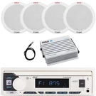 Pyle Usb Radio Audio System Receiver, 4X 6.5'' 400W Max Speakers, Amplifier. Fixed Price $180.49.