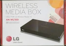 Lg WL100 Wireless Media Box 1080P Transmitter/receiver Kit New Sealed. Fixed Price $29.99.