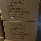 Pair Niles Speakercraft RS8SI Rock Speakers, Granite. Fixed Price $750.00.