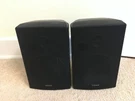 Advent Calypso Indoor/outdoor 2 Speakers Great Sounding Bass Excellent No Mounts. Fixed Price $90.00.