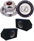 Absolute HQ-653 6-1/2" 420 Watts 3-WAY Speakers + 6.5" Enclosures Box. Fixed Price $99.99.