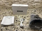 Kohler Moxie Bluetooth Shower Head Speaker Black Model K-28238-NKA,K-28238-GKA. Fixed Price $34.99.
