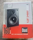 Dual 5.25" Way Bookshelf Speaker LS205EB Namsung Electronics New Nib. Fixed Price $36.99.