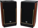 Dual Electronics LUHSL20B Cherrywood And Black 2-WAY Bookshelf Speakers. Fixed Price $381.16.