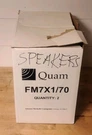 Quam Nicholas Surface Mount Speaker, FM7X1. Fixed Price $85.00.