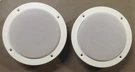 Pair Of Asa Electronics 1102094W 5" Rv Speakers 6" Bezel White 4OHM 24W Max. Fixed Price $26.00.