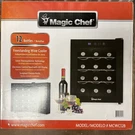 Wine Cooler - Magic Chef Freestanding 12 Bottle Capacity. Fixed Price $249.99.