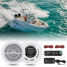 Herdio 6.5"IN Ceiling Speaker Boat Marine Bluetooth Outdoor Waterproof Stereo. Fixed Price $59.76.