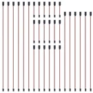 30 Pieces 3-PIN Extension Cable Cord Female Lead Wire Connectors For .... Fixed Price $25.71.