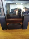 Panasonic 3PC Surround Sound Speakers Satellite Center SB-HF750(2) &SB-HC750. Fixed Price $35.00.