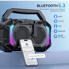 Wilody BOOST10X Ultra Wireless Speaker Bluetooth 100W Rgb Waterproof Black. Fixed Price $70.00.