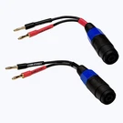 Sam&johnny 4MM Banana Plug To Female Speakon Speaker Adapter Cable 12AWG 6". Fixed Price $28.14.
