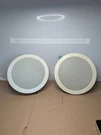 Pair - Sonance Symphony 624TR White ( Tested Working ). Fixed Price $124.95.