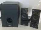 10" Tall Insignia Subwoofer With 2 Speakers Model NS-PCS41 Is Pick Up Only. Fixed Price $37.49.