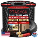 Ptasygk 14 Gague Outdoor Speaker Wire 100 Feet - 2 Conductor Direct Burial. Fixed Price $51.71.