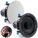 Pyle PDIC8LT Ceiling Wall Mount Speaker 8IN 2-WAY 600W 70V Audio White. Fixed Price $35.99.