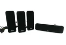 Rca RTD317W Surround Sound Home Audio Set Of 4. Fixed Price $22.99.