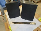 B&w Solid Solutions S100 Speakers W/ Wall Mounts Made Uk By Bowers Wilkins. Fixed Price $145.00.