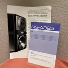 Yamaha NS-A325 Speaker Manual/warranty Booklet *original*. Fixed Price $8.50.