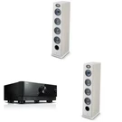 Focal Vestia NO3 Light Wood Speakers (2X) With RX-V6ABL Av Receiver Bundle. Fixed Price $2939.99.