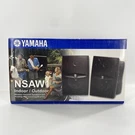 New Yamaha NS-AW1 Indoor Outdoor Speakers Weather Resistant Brackets Sealed. Fixed Price $79.99.