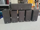 5X Yamaha NX-430P Surround Sound & 1X NX-C430 Center Speaker Piano Black Tested. Fixed Price $90.00.