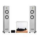 Fluance RT82 Vinyl Turntable, RI91 Powered Floorstanding Speakers, PA10 Preamp. Fixed Price $1457.99.