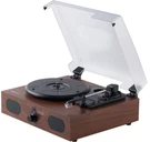 New Amazonbasics Desktop Turntable Record Player W/built-in Speakers & Bluetooth. Fixed Price $69.95.
