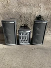 Kustom Profile System One Amp Pa KPS-PM100T, 2 KPS-LS100T W/cables. Fixed Price $220.00.