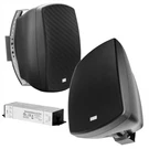 Outdoor Bluetooth 5.0 - 6.5" Patio Speaker Pair Swivel Mount 100W, IP66 Black. Fixed Price $229.99.