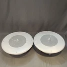 Pair Of Quam 8" C5 Ceiling Speakers With Volume Control & ERD8 Enclosure Nos. Fixed Price $59.99.
