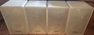 Realistic MINIMUS-7 Silver Bookshelf Speakers Set Of 8 Ohm 40W Rms. Fixed Price $199.29.