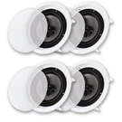 Acoustic Audio CS-IC83 Flush Mount Ceiling Speakers With 8" Woofers 2 Pair. Fixed Price $138.88.