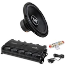 Audiopipe Pro 12" 300W 4-OHM Subwoofer + 1000W Monoblock Class Amp Combo. Fixed Price $239.95.